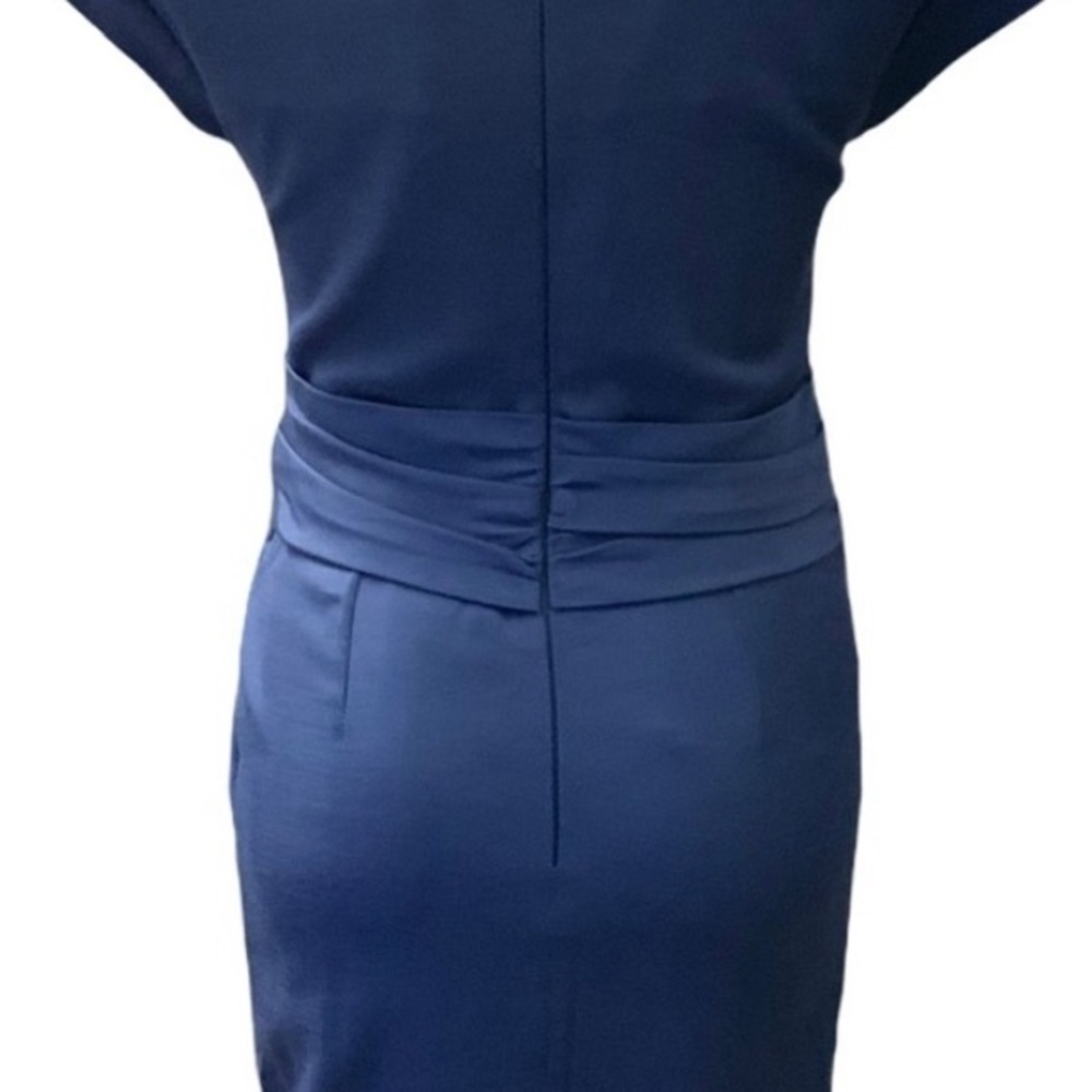 Reiss Blue Shaloh Dress Size 6 - Picture 8 of 14